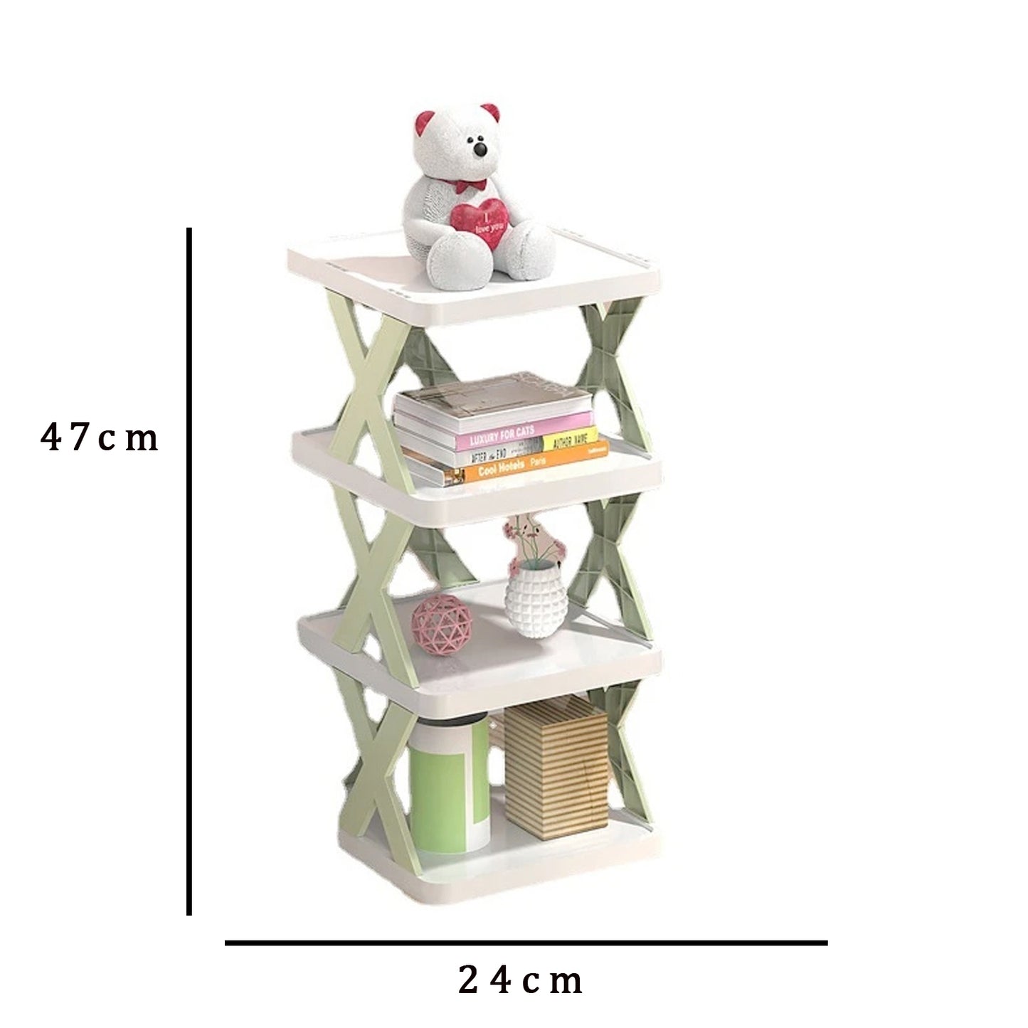 4 Layer Shoes Stand Shoe Tower Rack Suit For Small Spaces Closet Small Entryway Easy Assembly And Stable In Structure Corner Storage Cabinet For Saving Space - warehousetech13