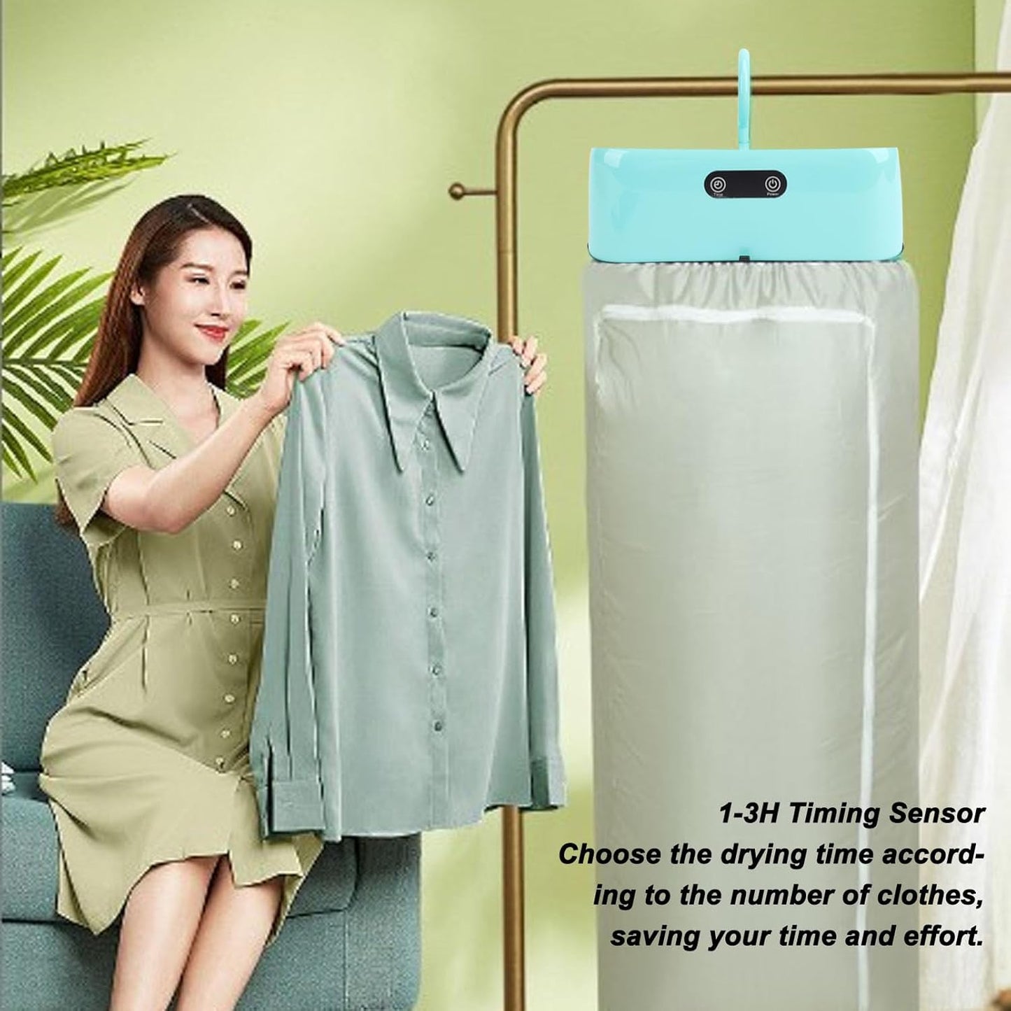 Portable Clothes Folding Dryer Portable Dryer (1 Pc) - warehousetech13