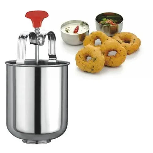 0145b Stainless Steel Medu Vada And Donut Maker For Perfectly Shaped And Crispy Vada Maker - warehousetech13
