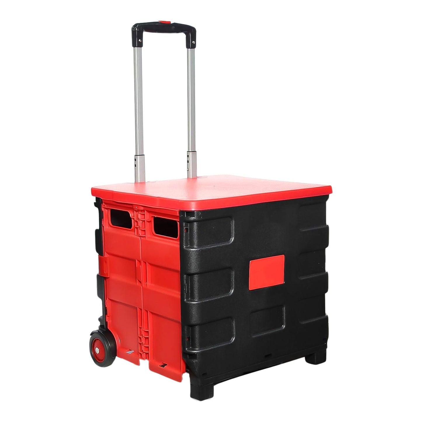Foldable Shopping Grocery Trolley Cart Travel Portable Food Basket (1 Pc) - warehousetech13