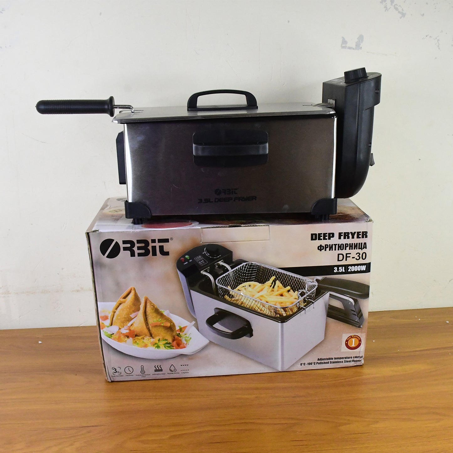 Orbit Heavy Duty 2000w Deep Fryer With 3.5 Litre Oil Capacity - warehousetech13