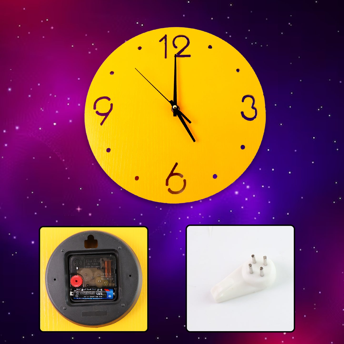 Modern Minimalist Wall Clock For Home Office Dcor (1 Pc) - warehousetech13