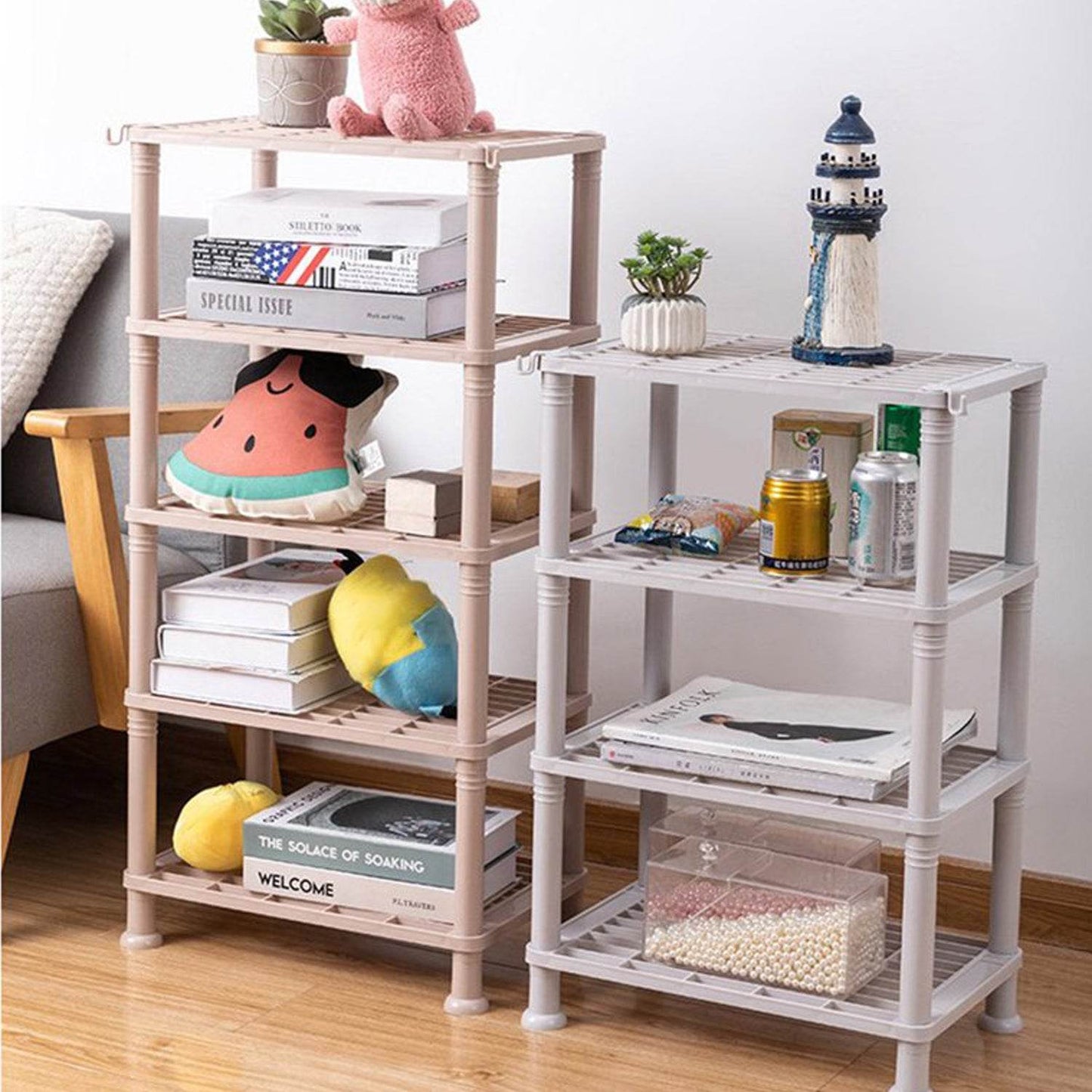 Storage Shelf Organizer for Kitchen Or Bathroom (4 Layer Multifunctiona) - warehousetech13