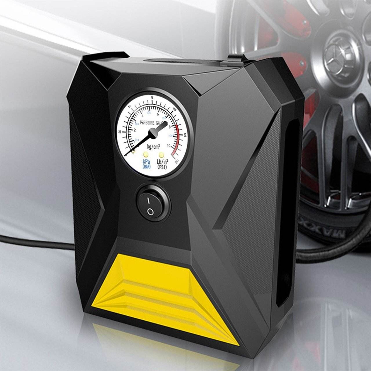 Car Tyre Inflator Rapid Mini Portable Air Compressor Pump - warehousetech13