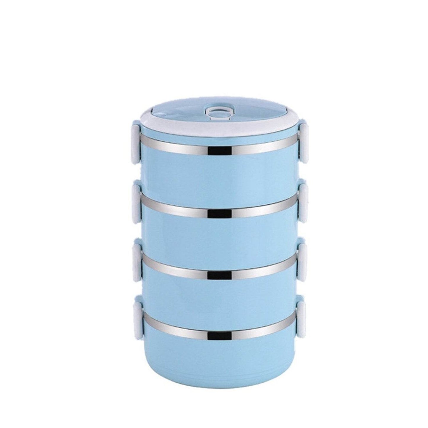 Multi Layer Stainless Steel Hot Lunch Box (4 Layer) - warehousetech13