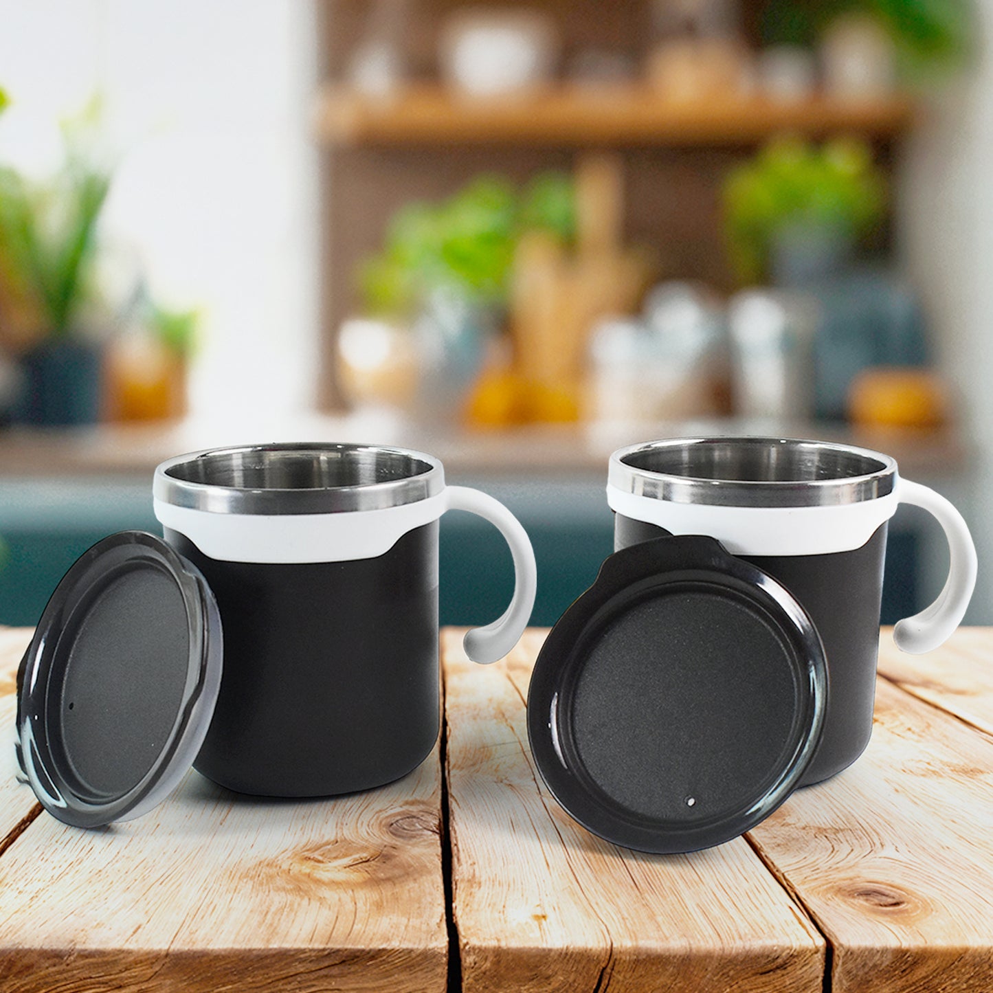 2 Pcs Premium Mocha Mug Set 250 Ml - warehousetech13
