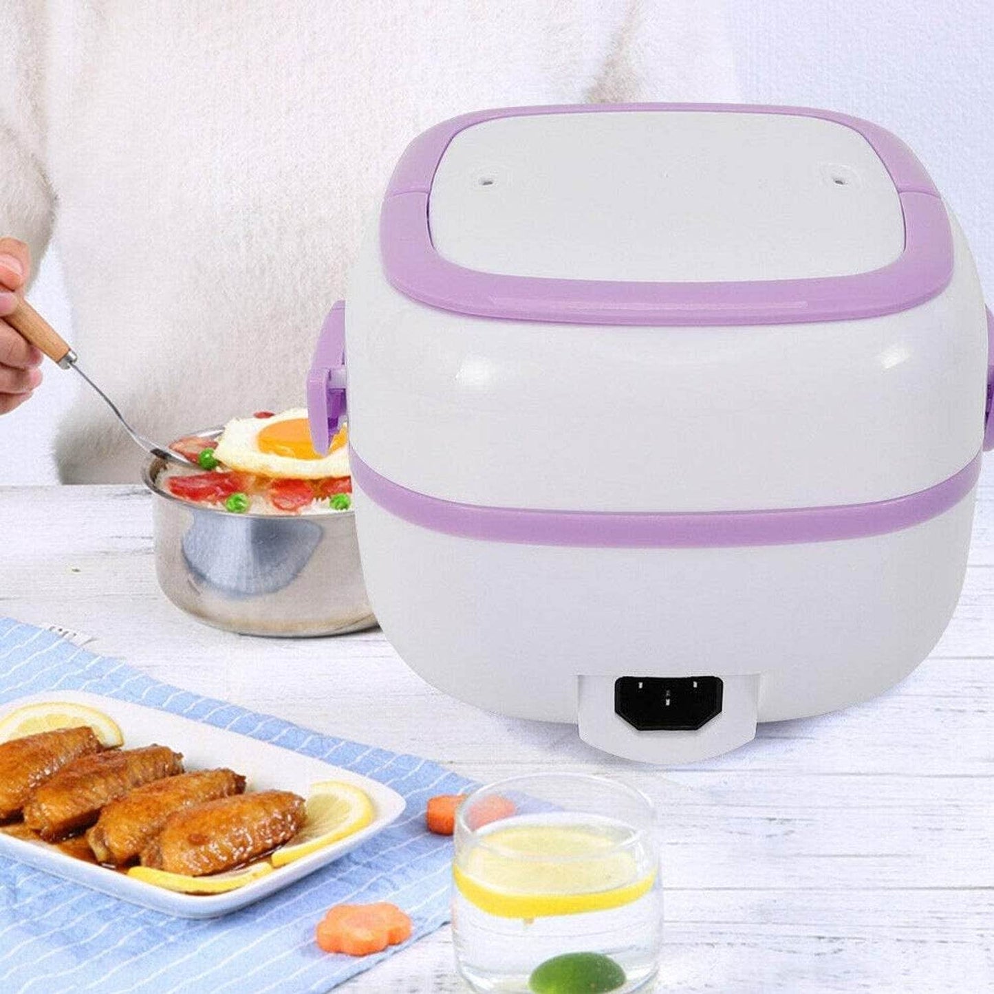 Electric Lunch Box Portable Food Warmer Food Heating Lunch Box - warehousetech13