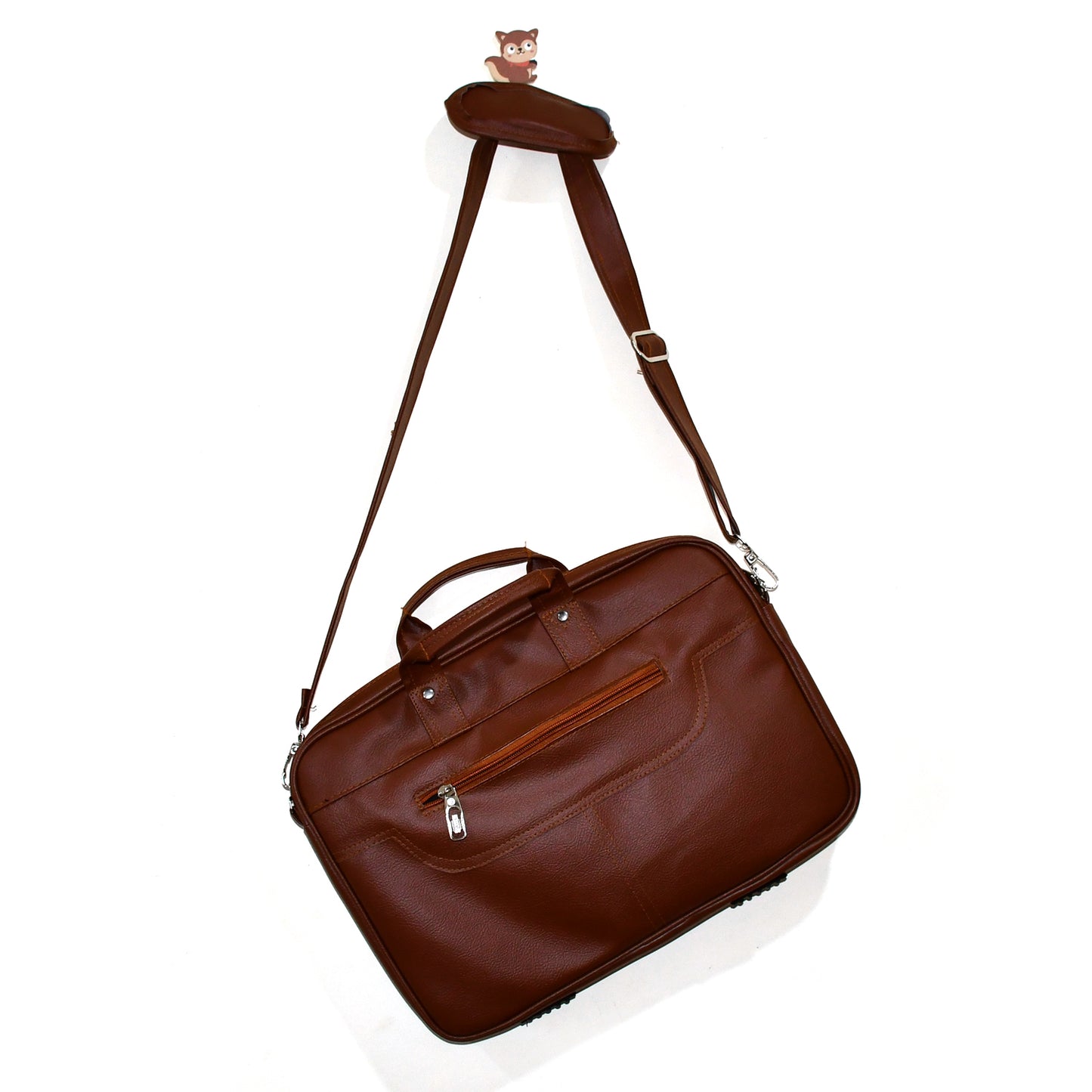 12573 Multipurpose Bag Shoulder Side Bag Office Laptop Faux Leather Executive Formal Laptop Macbook Messenger Office Travel Business Shoulder Hand Sling Bag For Men Women With Multiple Compartments - warehousetech13