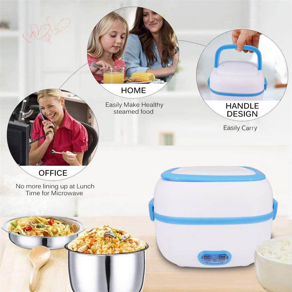 Electric Lunch Box Portable Food Warmer Food Heating Lunch Box - warehousetech13