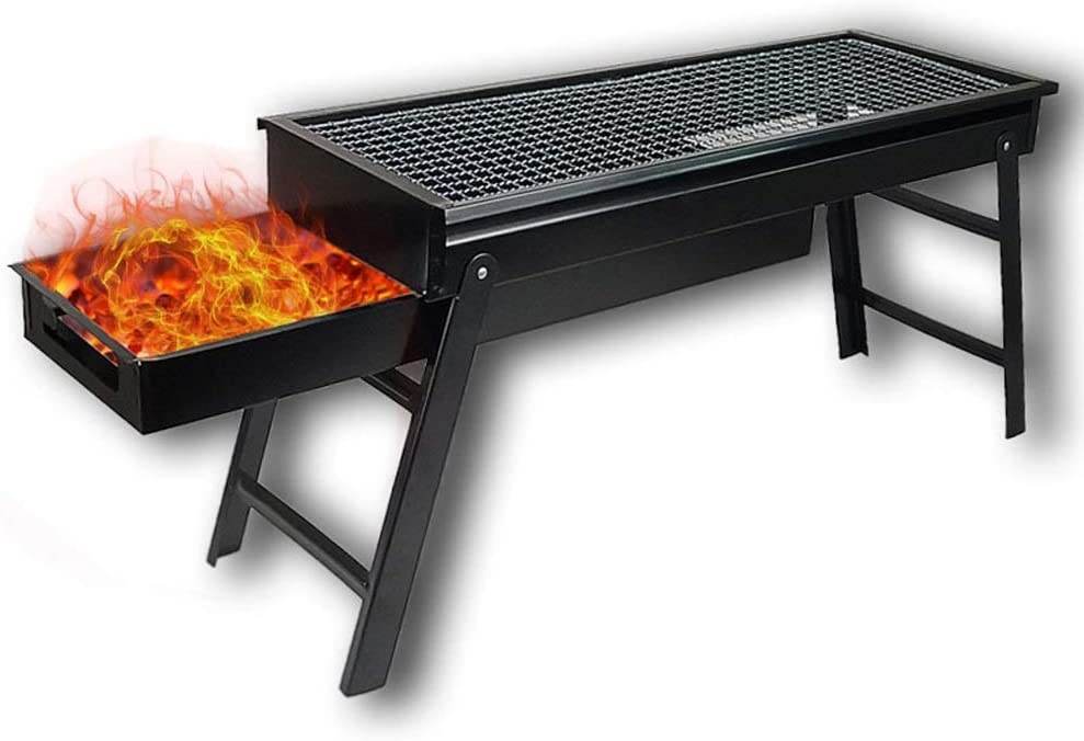 Folding Portable Barbeque Bbq Grill Set For Outdoor And Home - warehousetech13
