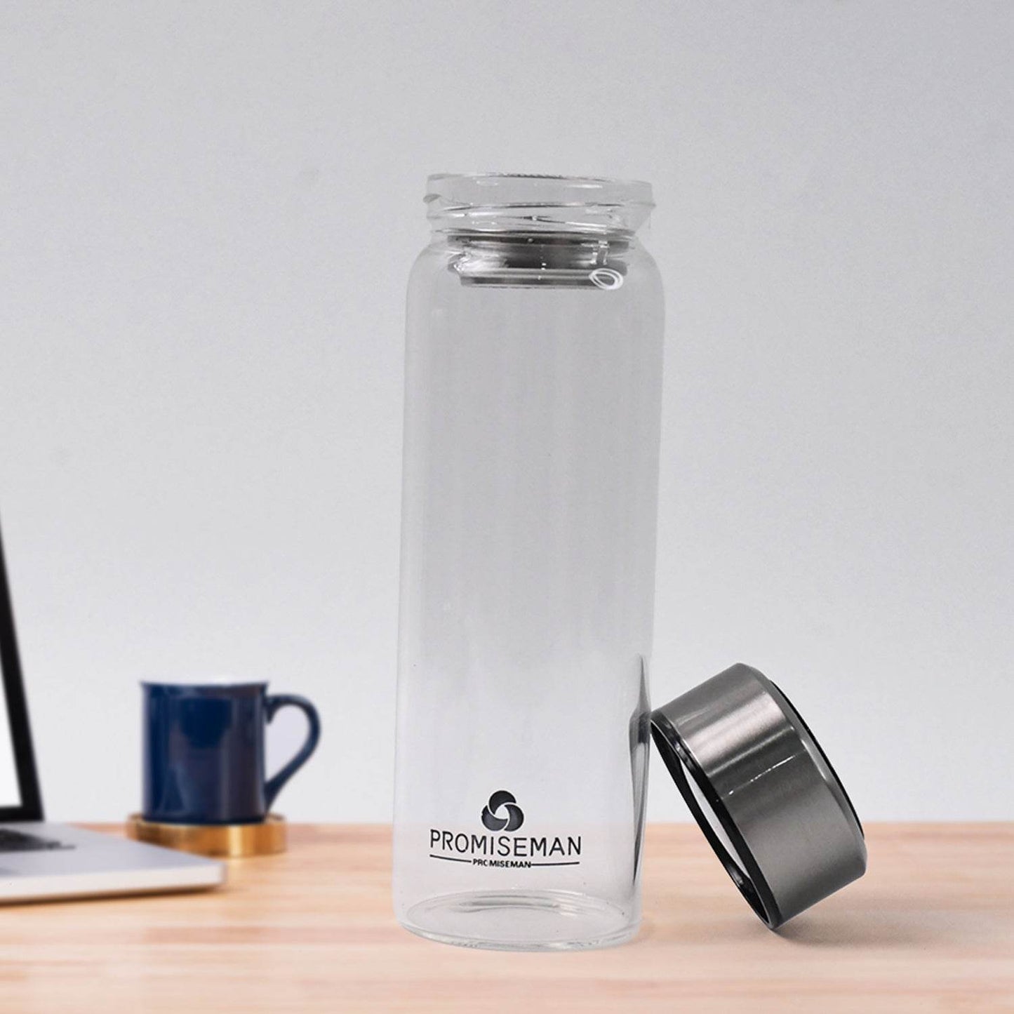 Outdoor Sport Glass Water Bottle With Steel Lid 500 Ml Approx) - warehousetech13