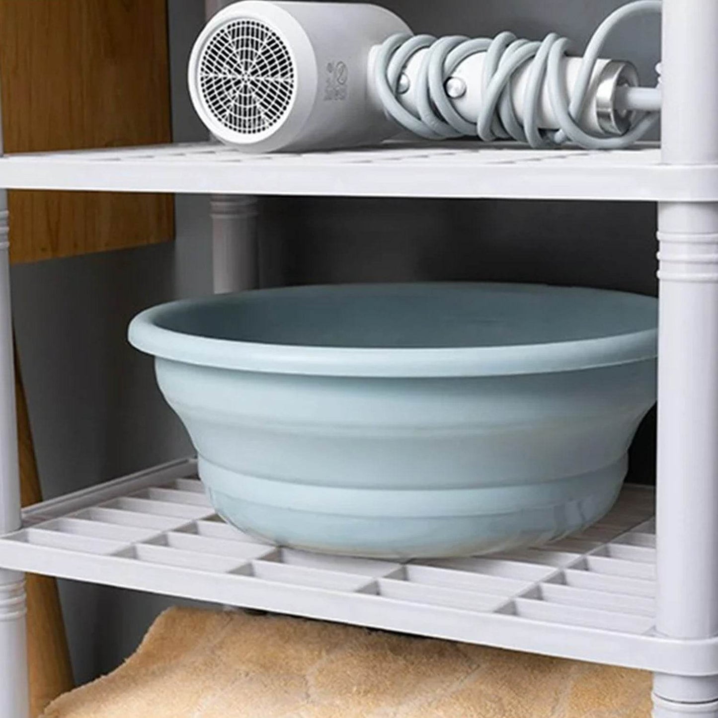 Storage Shelf Organizer for Kitchen Or Bathroom (4 Layer Multifunctiona) - warehousetech13