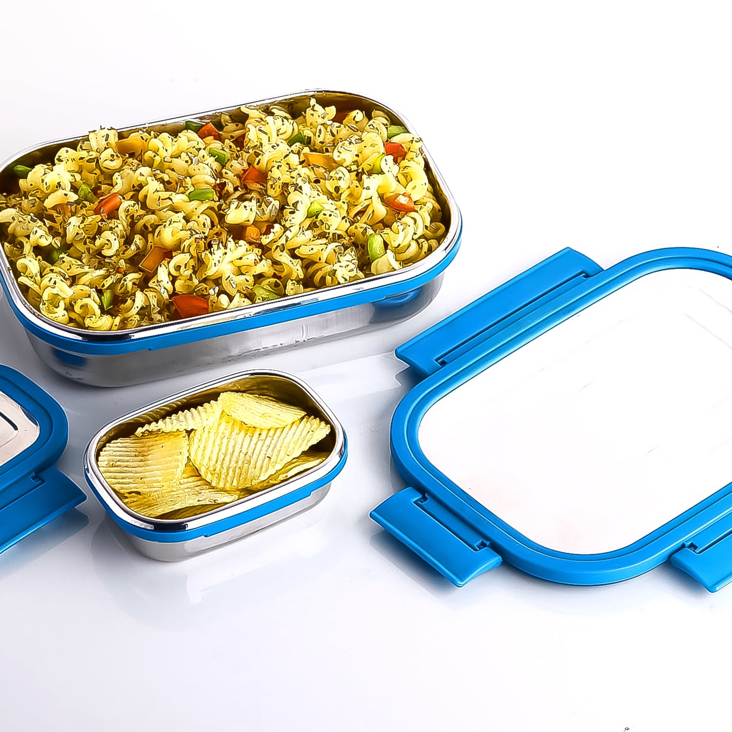 Apex Jerry Lunch Box Premium Stainless Steel Food Container (2 Pc 700+200 Ml Approx) - warehousetech13