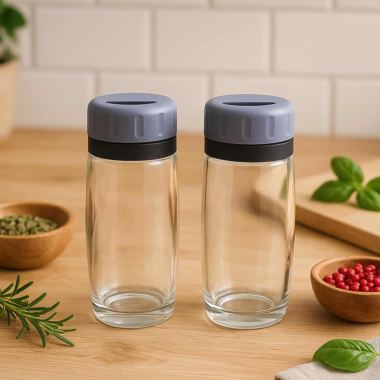 Apex Acrylic Salt And Pepper Shaker Set Of 2 - warehousetech13