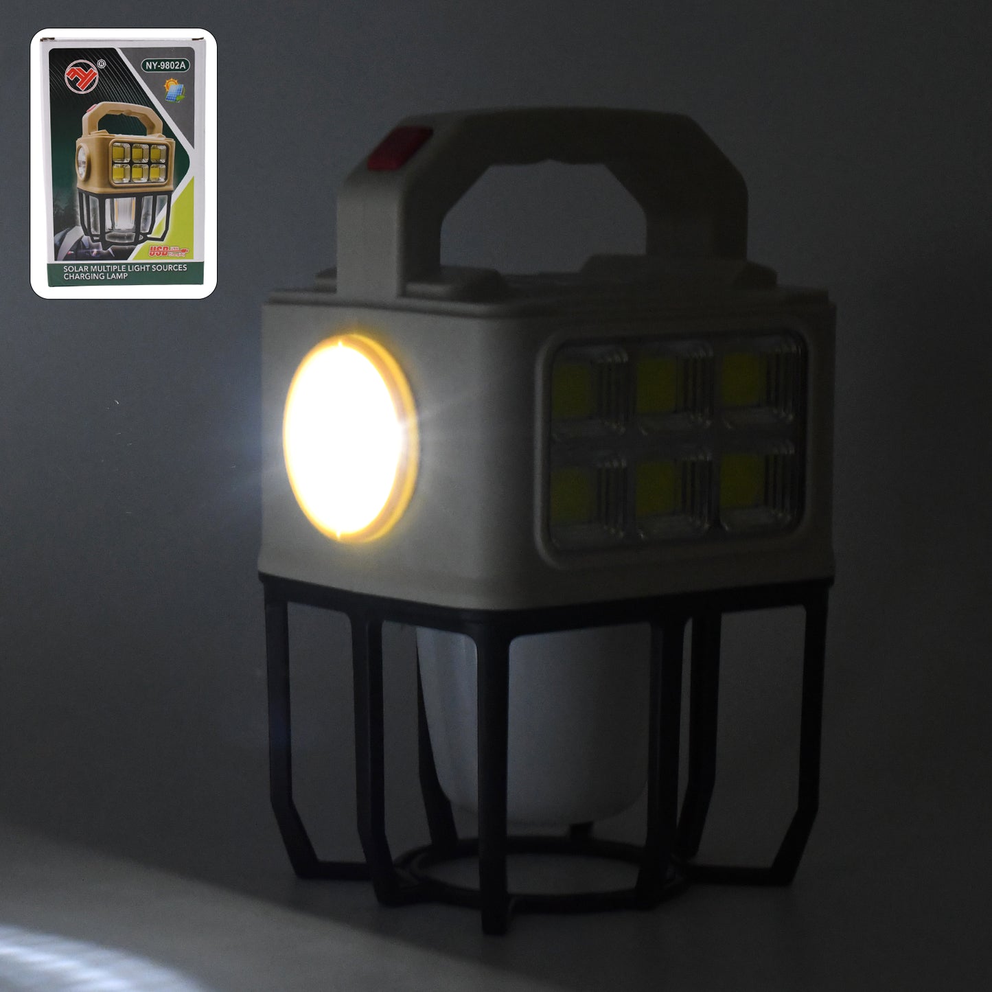 Solar Portable Camping Lantern 3 Light Modes Camping Lantern - warehousetech13