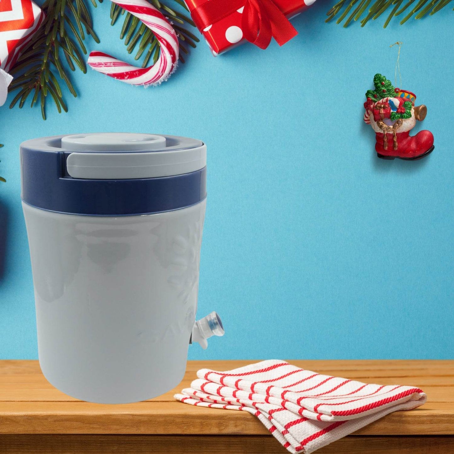Insulated Plastic Water Rover Jug With A Sturdy Handle Water Jug Camper With Tap Plastic Insulated Water (2500ML, 7500ML, 12000ML) - warehousetech13
