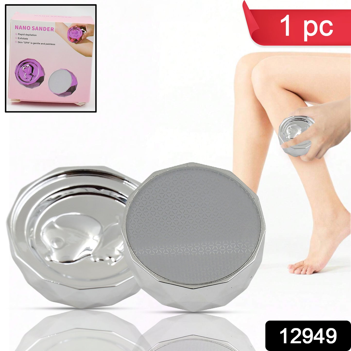 Nano Hair Remover For Arms Legs Back One Sided Skin Hair Remover (1 Pc) - warehousetech13