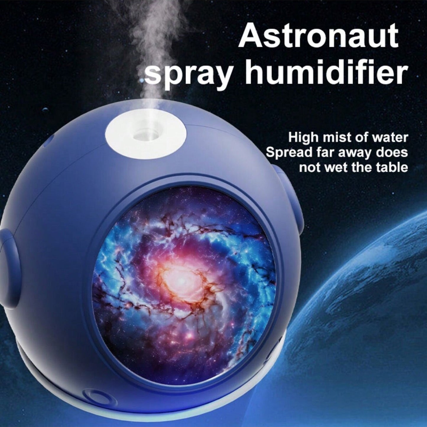 Astronaut Humidifier Ball Shape Humidifier (1 Pc 110 Ml) - warehousetech13