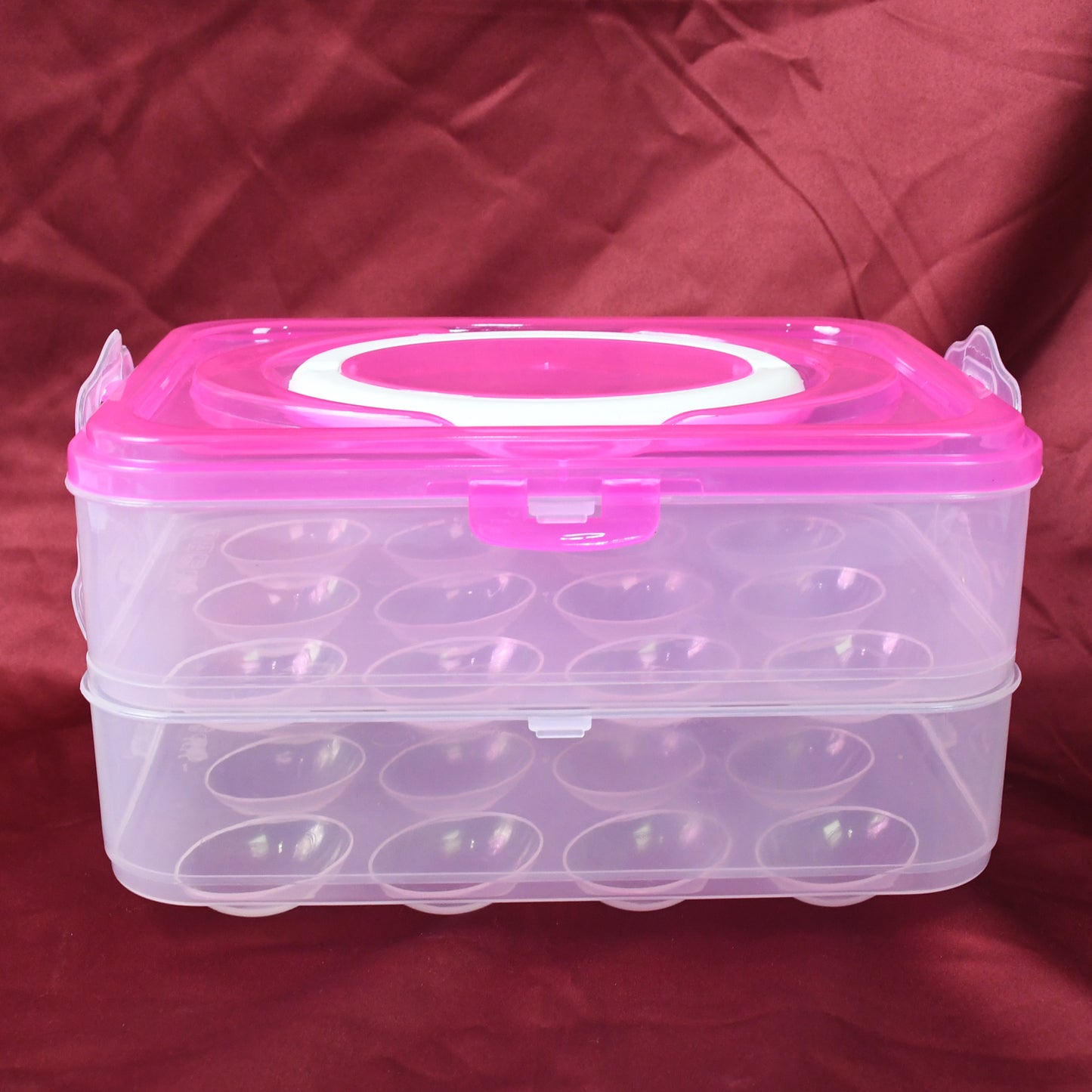2263 Double Layer 24 Grid Egg Storage Box For Egg Storage Container - warehousetech13