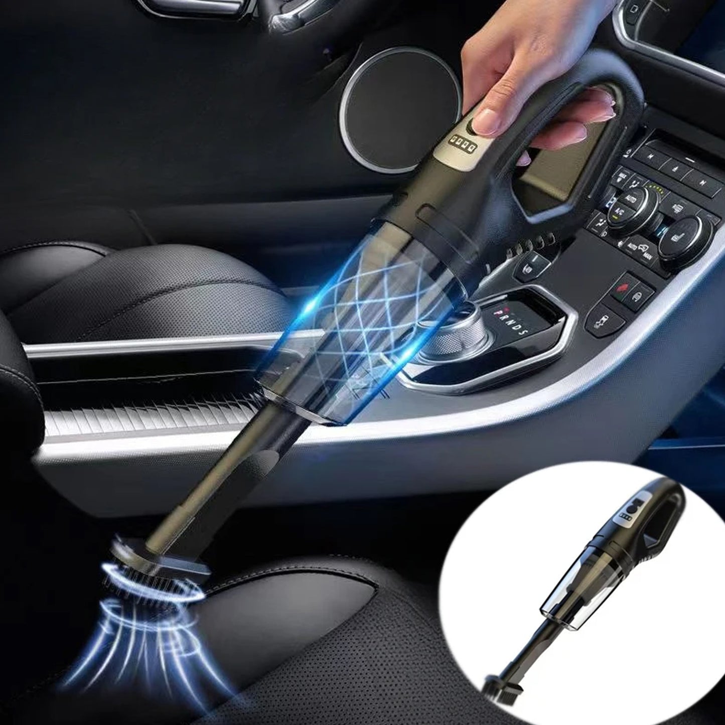 Wireless Handheld Car Vacuum Cleaner 2 In1 Dust Buster (1 Set) - warehousetech13
