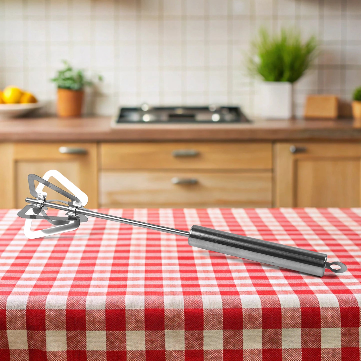 Hand Push Mixer Egg Whisk Stainless Steel Blender (1 Pc) - warehousetech13