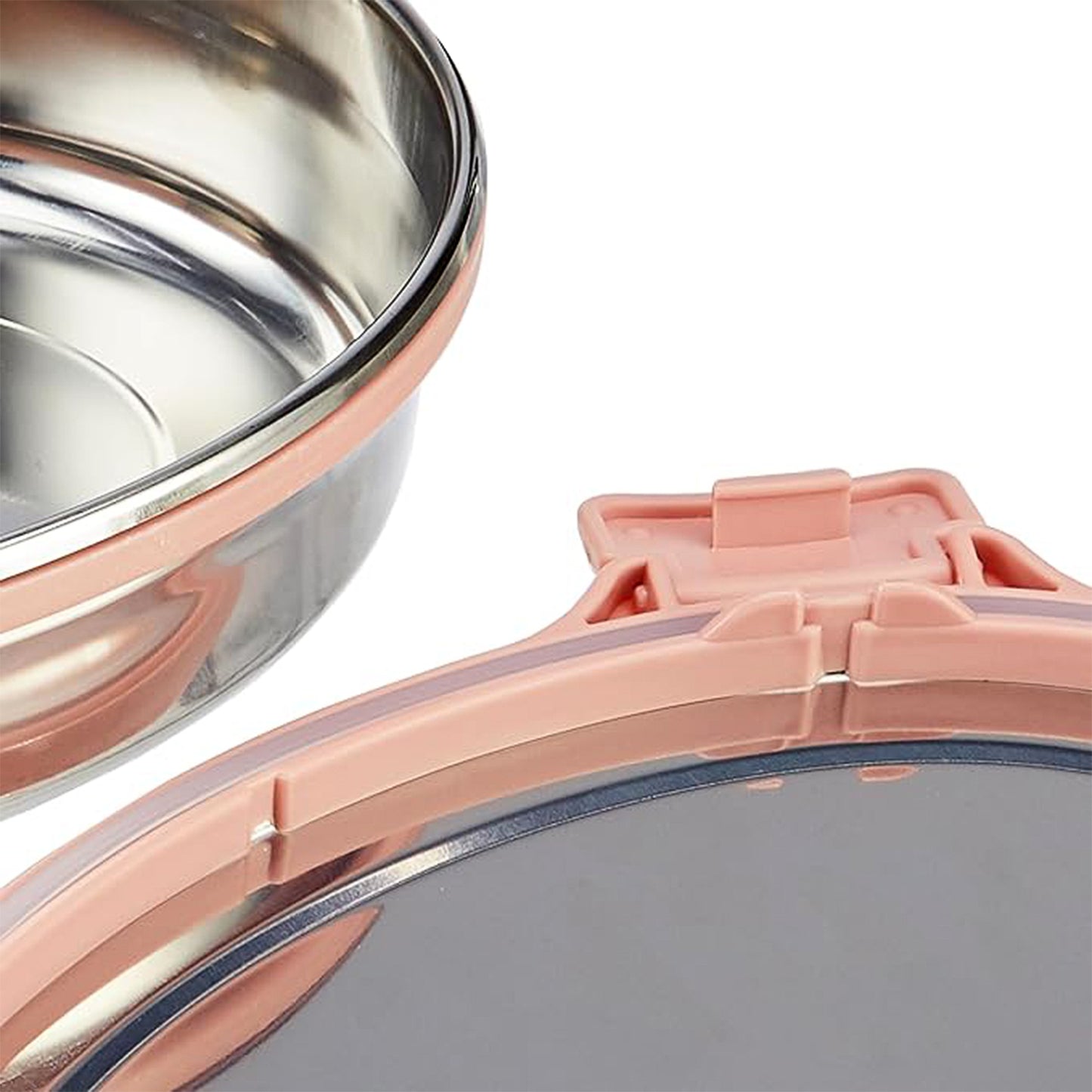 Ganesh Classy Stainless Steel Lunch Box Set 2-piece - warehousetech13