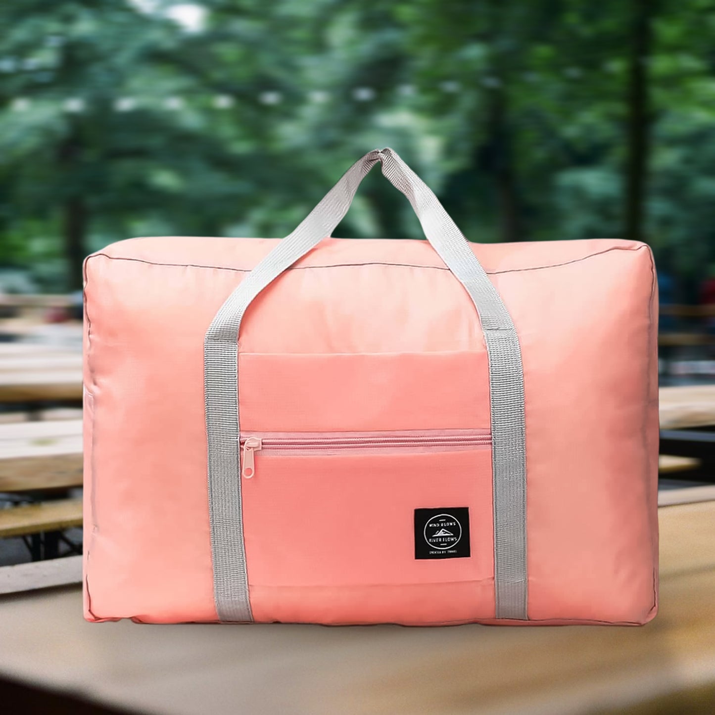Large Capacity Luggage Bag Foldable Waterproof Travel Bag (1 Pc Mix Color) - warehousetech13