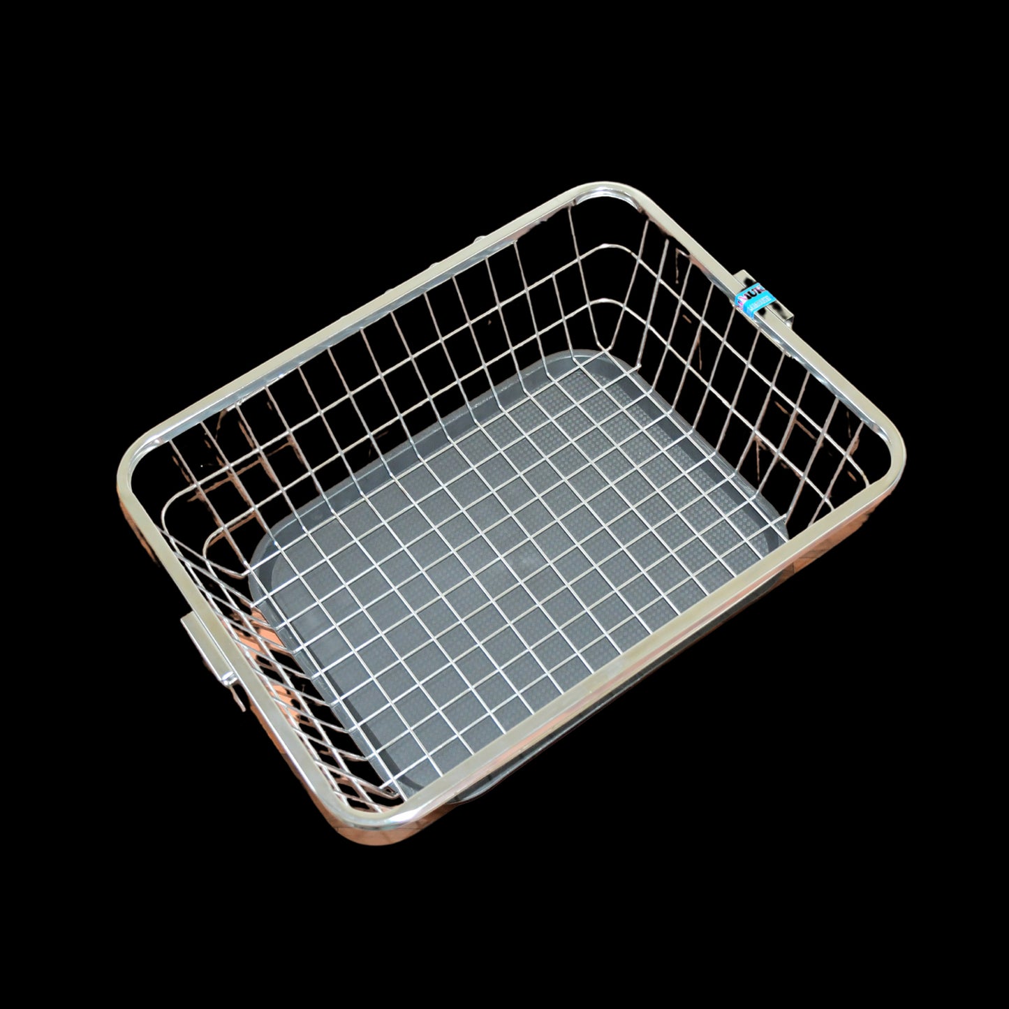 5853 Dish Drainer Rack With Drip Tray Stainless Steel Dish Drainer Rack With Drip Tray Utensil Drying Stand For Kitchen Plate Rack Bartan Basket For Kitchen Utensilsdish Drying Rack With Drainerbartan Basketplate Stand ( 57 X 45 X 19 Cm) - warehousetech13
