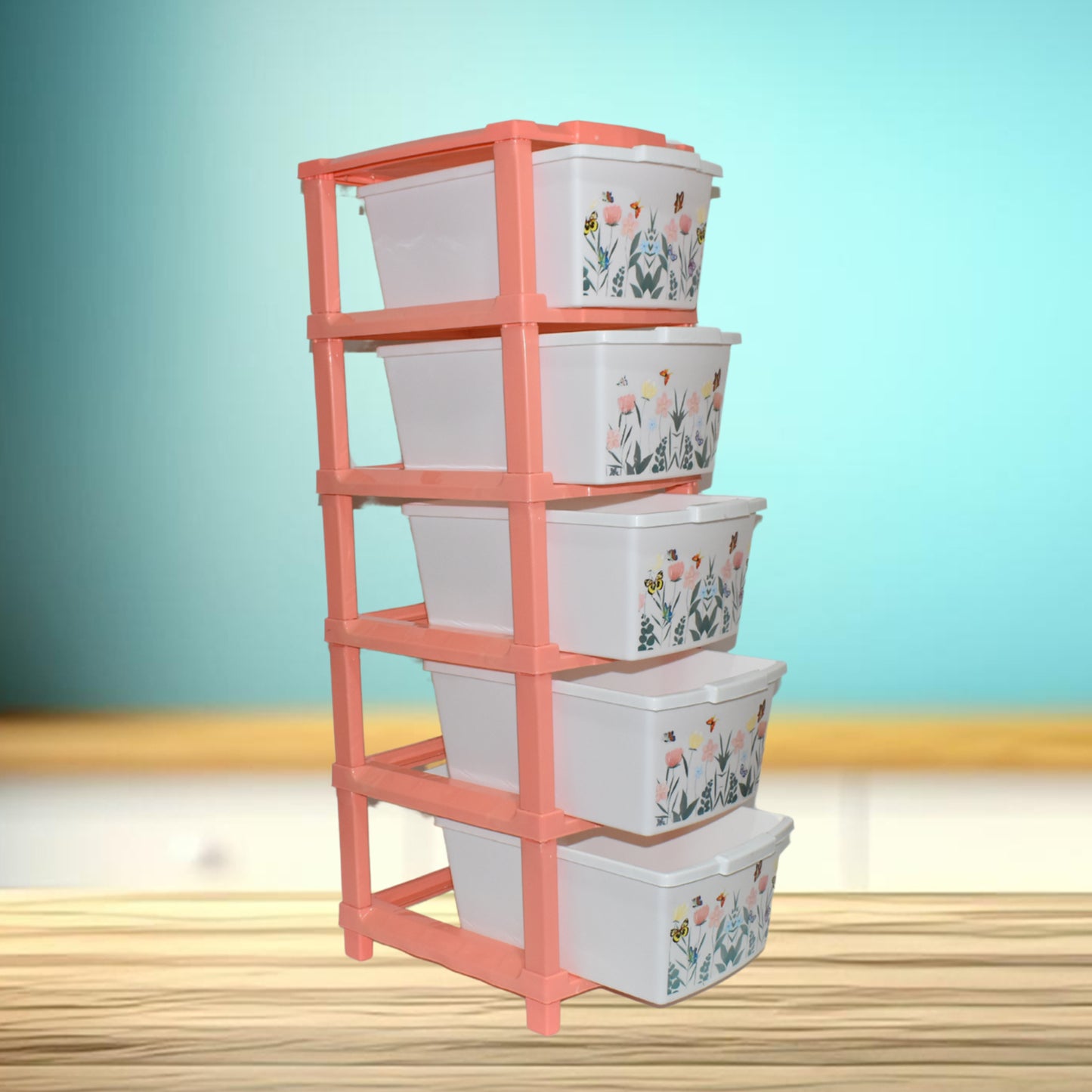 Plastic Smart Wonder Drawer Home Storage Organization (5 Layer 1 Pc) - warehousetech13