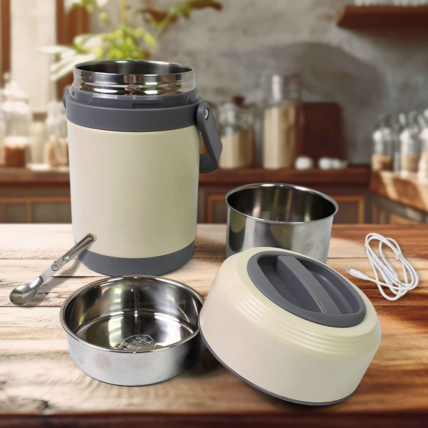 Usb Electric Heated Lunch Boxes (2 Ltr.) - warehousetech13