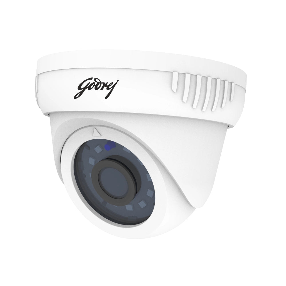 Godrej STE-FD20IR3.6P 2MP HD Eco Dome CCTV Camera - 1080P 3.6mm Lens 20m IR