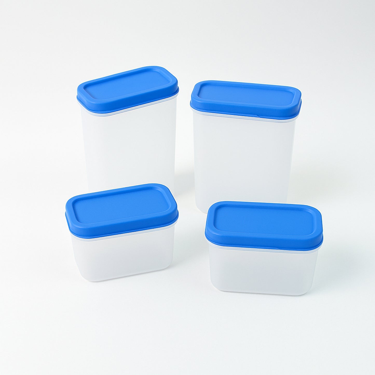 Glory Plastic Storage Container Box Set (4 Pc) - warehousetech13