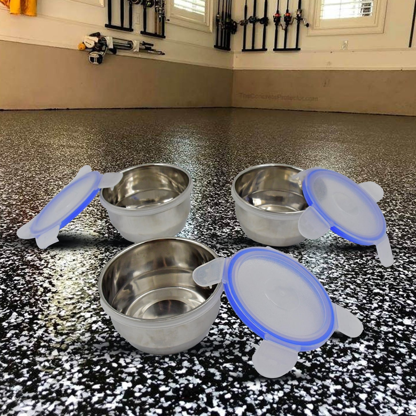 Piece Airtight & Leak-Proof Stainless Steel Lunch Box Set