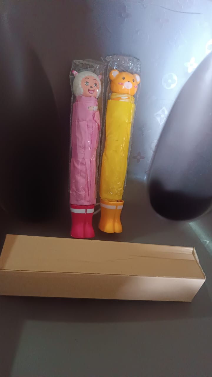 Cartoon Shape Umbrella Summer Sun Protection (1 Pc Mix Design Color) - warehousetech13