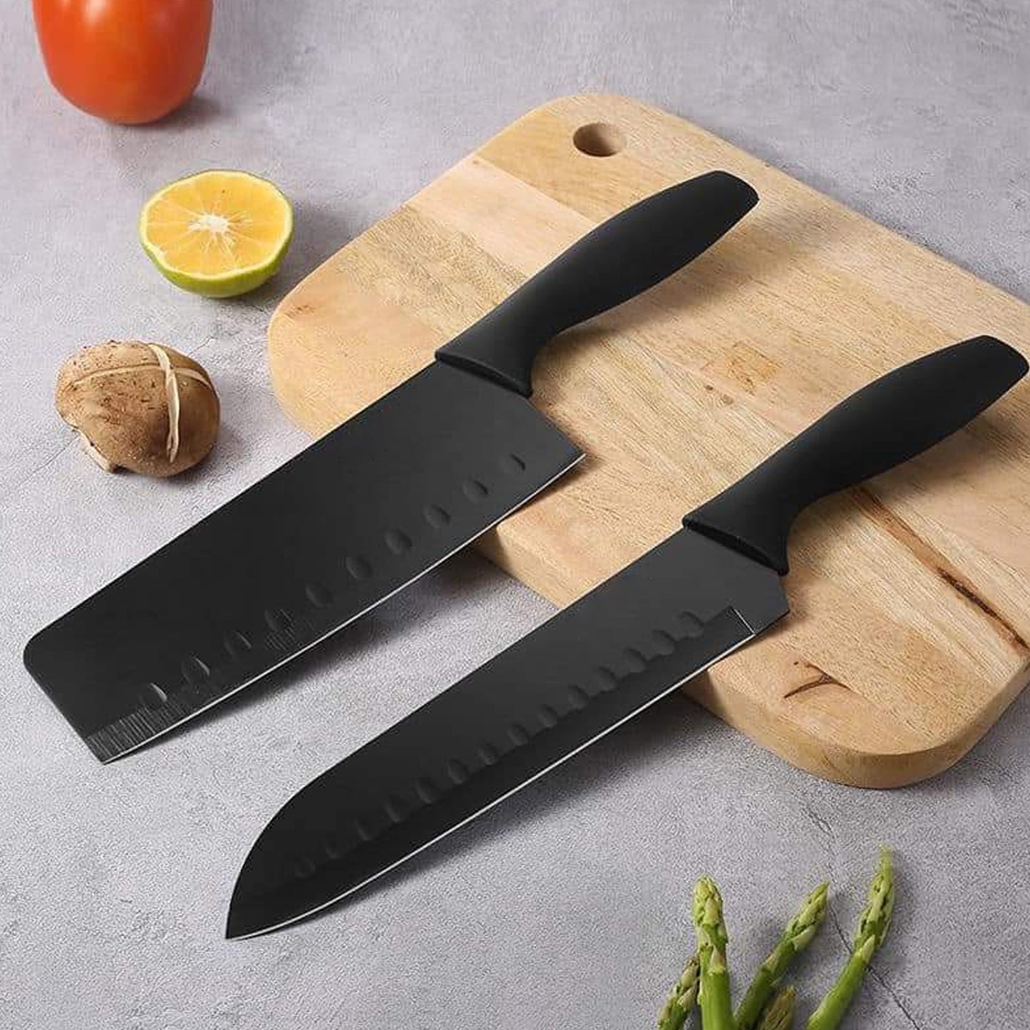 5910 5-piece Forged Kitchen Chef Cutlery Stainless Steel Knife Set Chopping Knife Chef Knife Utility Knife Butcher Knife (5pc) - warehousetech13