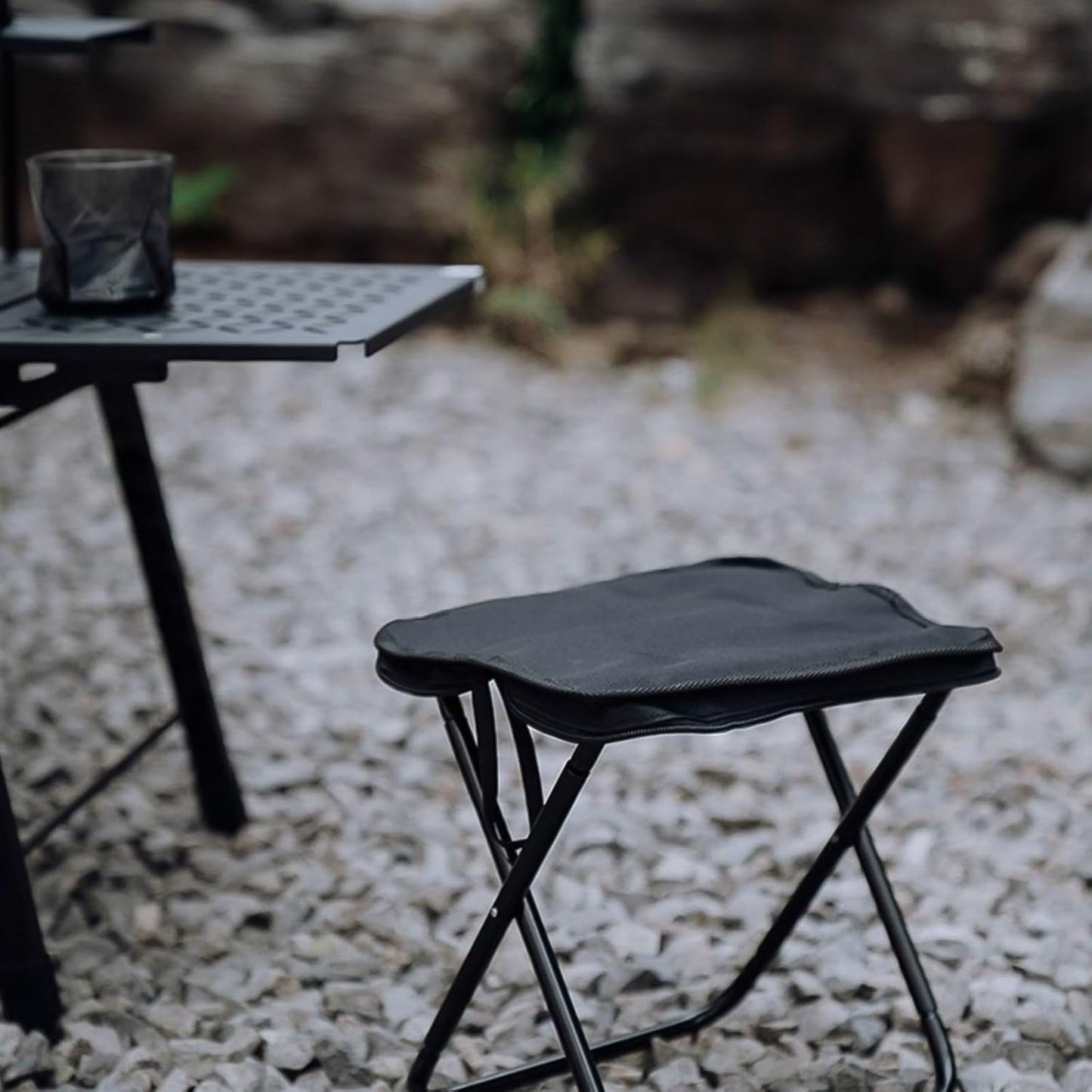 Folding Camping Stool Collapsible Camp Stool Portable Seat Travel Little Stools (1 Pc) - warehousetech13