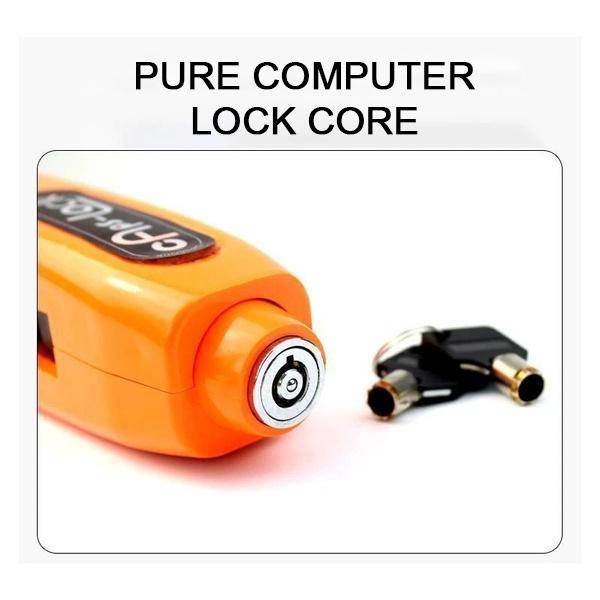 Heavy Duty Bike Brake Lock - Locking System By Holding Handle Bar With Brake Lever - warehousetech13