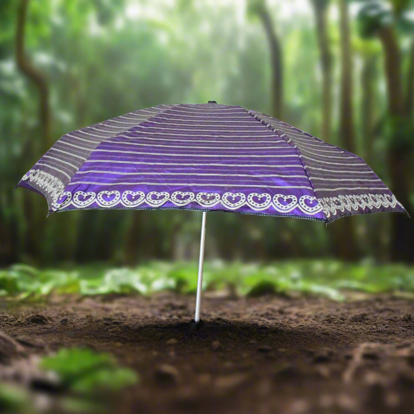 3-fold 5 Floor Sun Protective Solid Foldable Umbrella (1 Pc) - warehousetech13