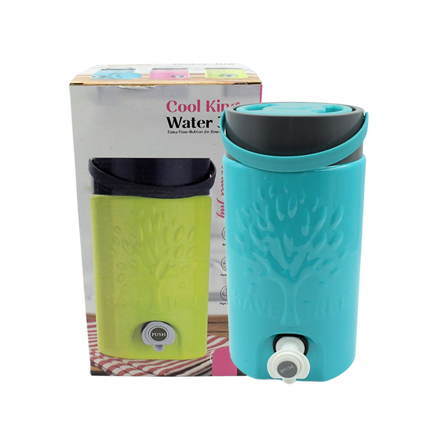 Insulated Plastic Water Rover Jug With A Sturdy Handle Water Jug Camper With Tap Plastic Insulated Water Water Storage Cool Water Storage For Home Travelling (3000 Ml) - warehousetech13