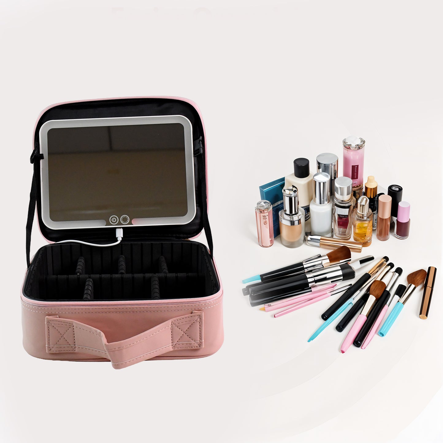 Premium Led Light Makeup Organizer Box - warehousetech13