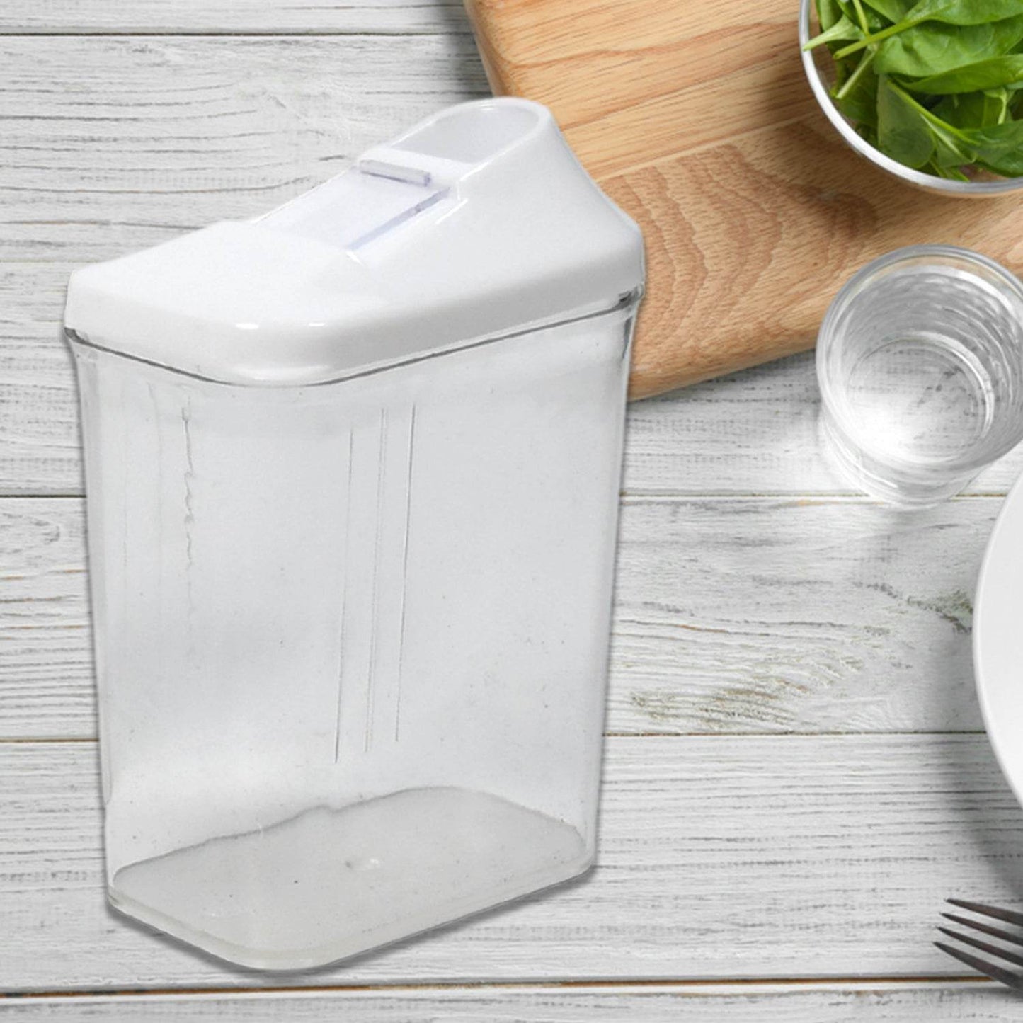 Kitchen Storage Jars Container Set 3pc Transparent Jar Set For Home Kitchen Use - warehousetech13