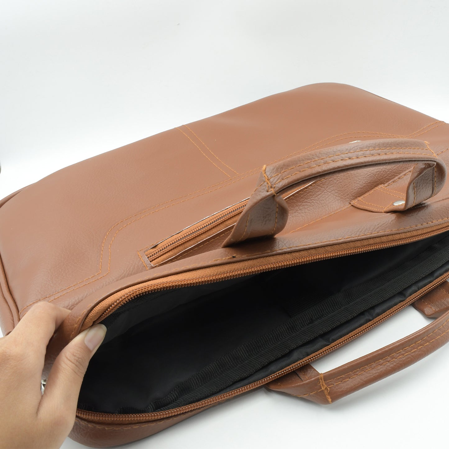 12573 Multipurpose Bag Shoulder Side Bag Office Laptop Faux Leather Executive Formal Laptop Macbook Messenger Office Travel Business Shoulder Hand Sling Bag For Men Women With Multiple Compartments - warehousetech13