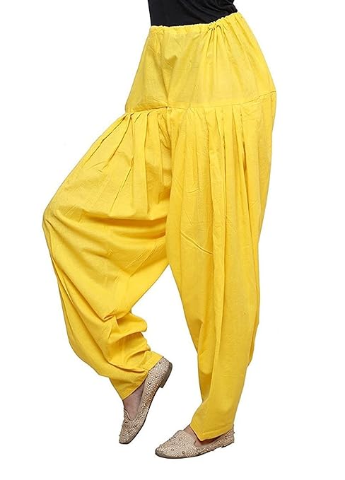 Woman Plain Cotton Patiala Salwar - warehousetech13