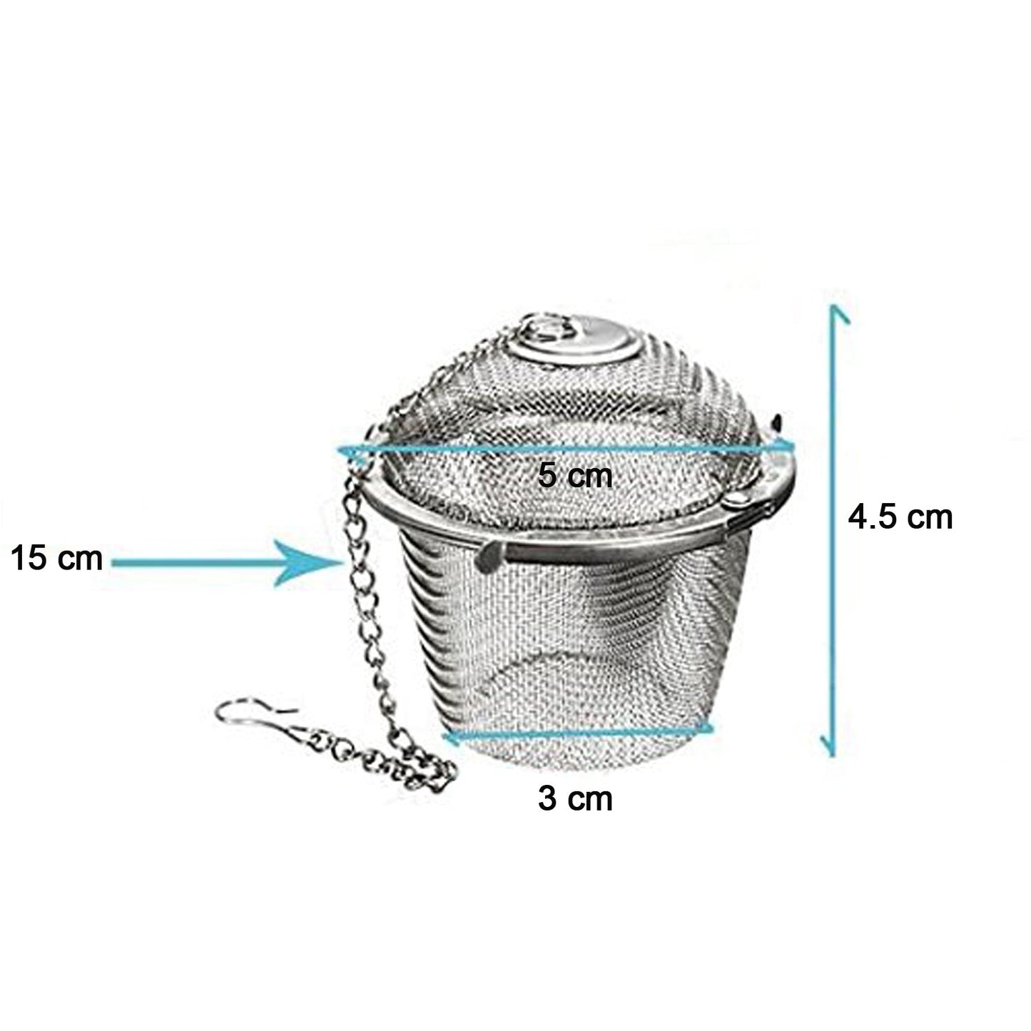 Ss Easy Tea Filter Used For Filtering Tea Purposes While Making It In All Kinds Of Official And Household Kitchen Places Etc. - warehousetech13