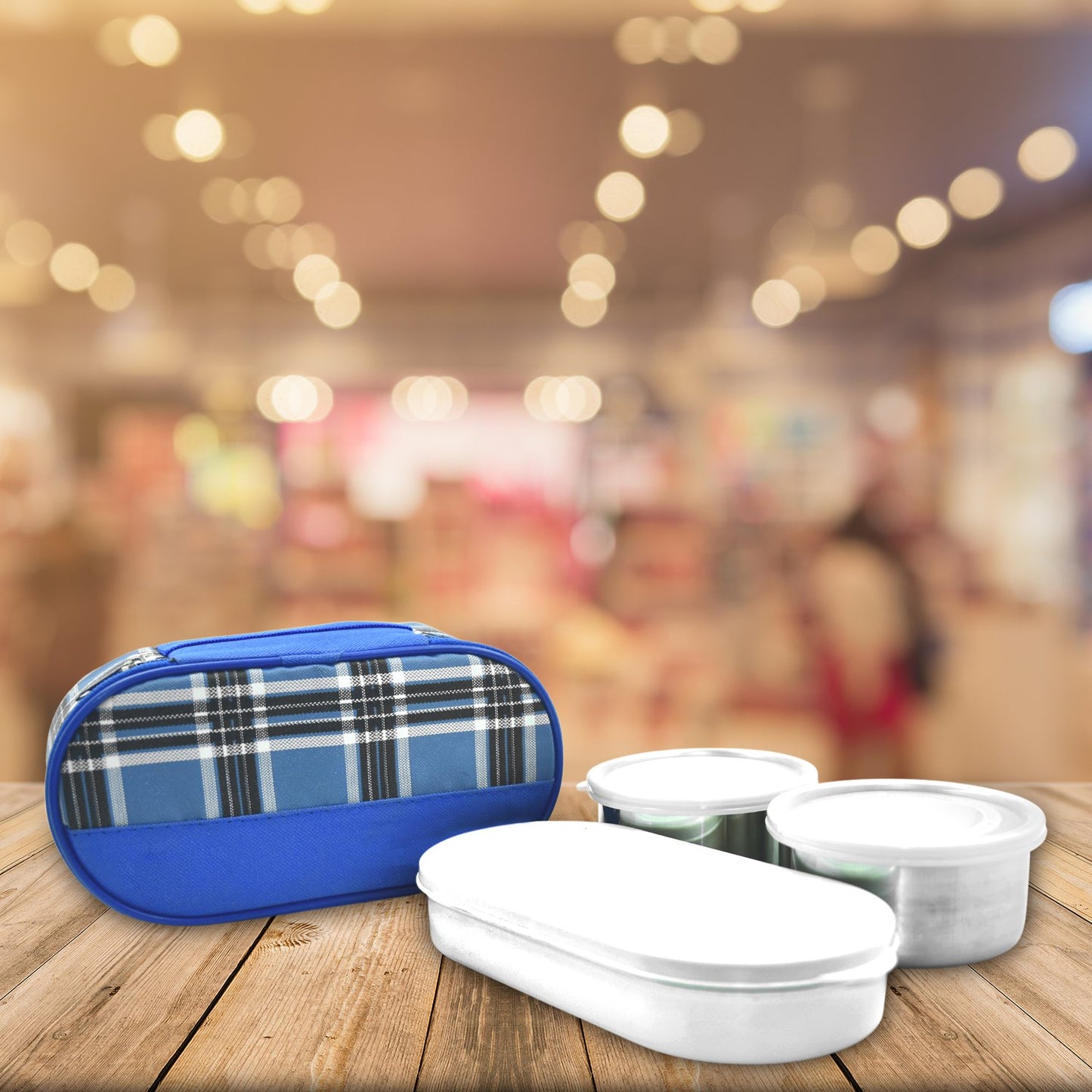 2548 Corporate Lunch Stainless Steel Containers (Set Of 3) - warehousetech13