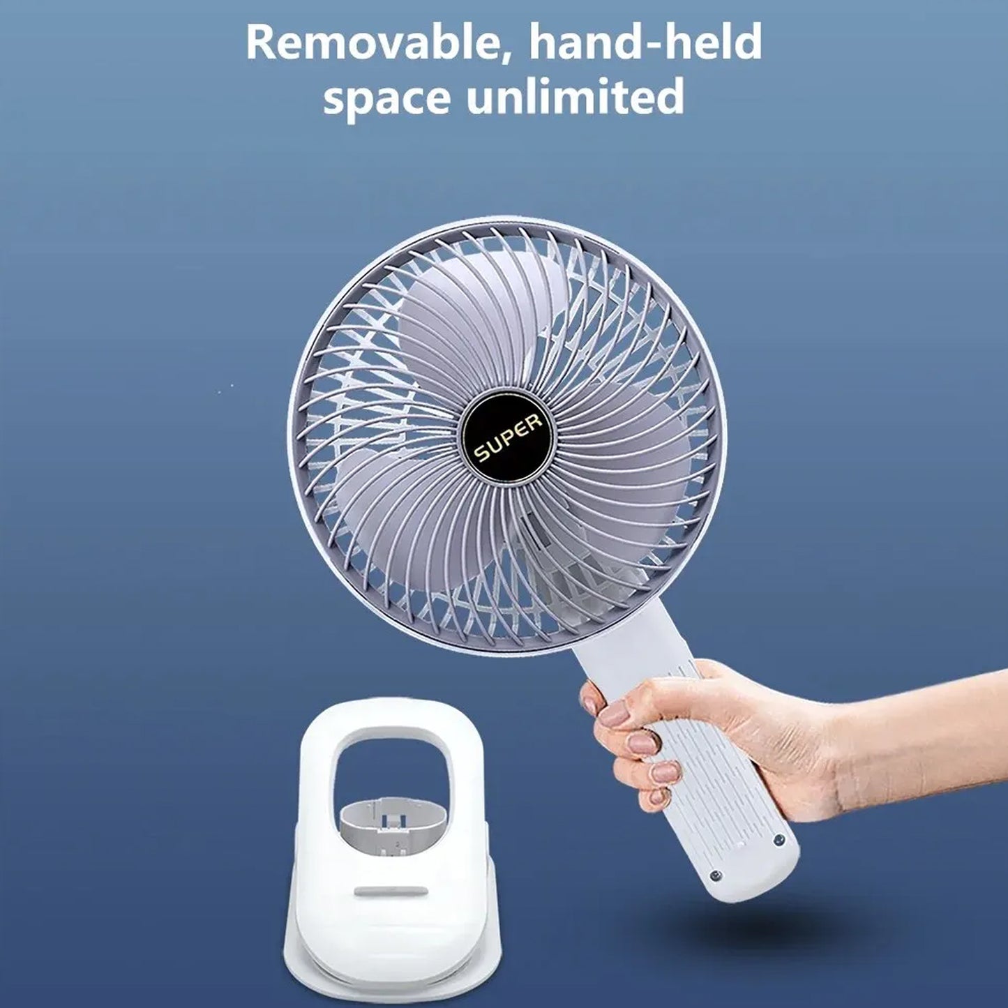 Multifunctional Usb Desk Fan Clipped Fan (1 Pc With Brown Box) - warehousetech13