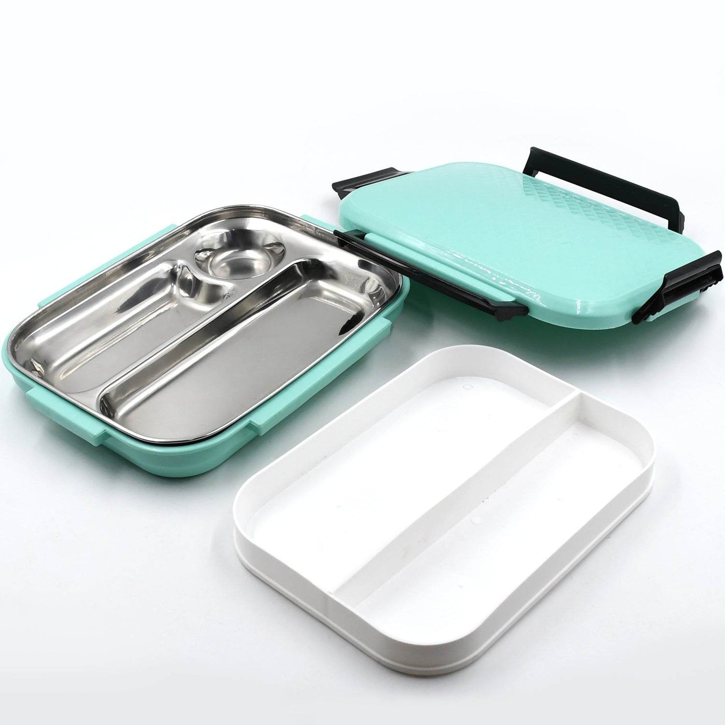 Lunch Box Steel Plate Multi Compartment Lunch Box Carry To All Type Lunch - warehousetech13