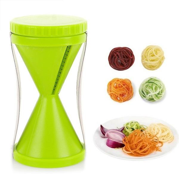 Vegetable Spiral Slicer Salad Vegetables Fruit Slicer - warehousetech13