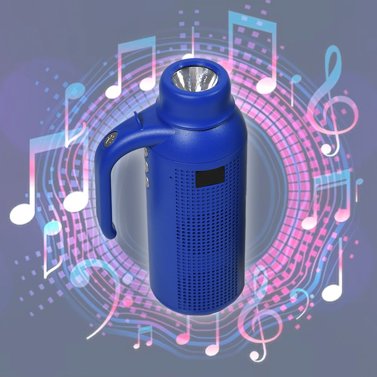 1287 Smart Bluetooth Speaker With Torch Light Wireless Bluetooth Speaker Night Flash Light Speaker - warehousetech13