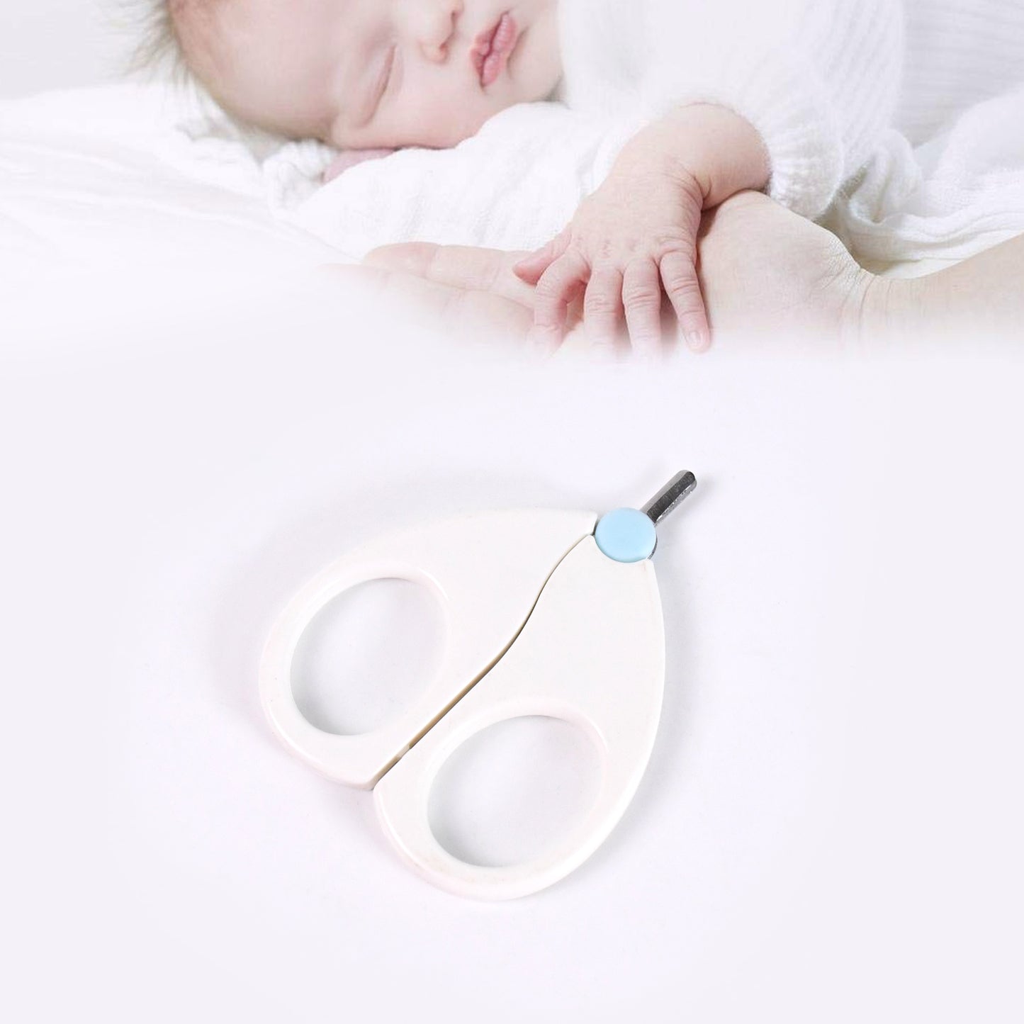 Baby Safety Nail Cutter Scissors For Safe Nail Clipping (1 Pc) - warehousetech13